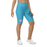 Pantalones cortos ciclistas para mujer Chingon Classic MMA - Verde azulado