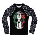 Mexican Calavera Kid BJJ Rash Guard