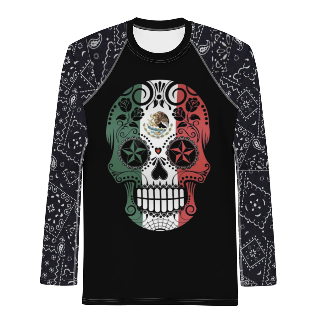 Mexican Calavera Men BJJ Rash Guard – Chingon MMA