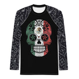 Mexican Calavera Men BJJ Rash Guard