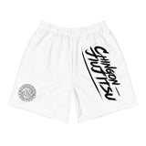 Chingon Classic Black Script Men Athletic Shorts