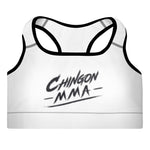 Chingon Classic MMA Ladies Padded Sports bra- White