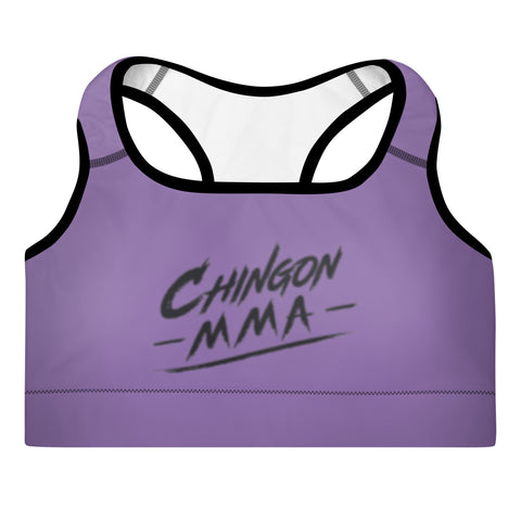 Chingon Classic MMA Ladies Padded Sports bra- Purple