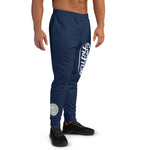 Chingon Classic White Script Hombres Joggers - Azul marino