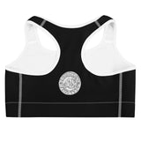 Chingon Classic White Script Ladies Sports bra