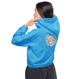 Chingon Classic BJJ Ladies Cropped Windbreaker- Teal