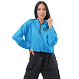 Chingon Classic BJJ Ladies Cropped Windbreaker- Teal