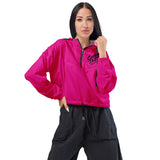 Chingon Classic BJJ Cortavientos corto para mujer - Rosa