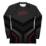 Rash Guard carmesí para mujer