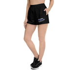 Back the Blue Shorts deportivos para mujer