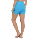 Chingon Classic MMA Ladies Yoga Shorts- Teal