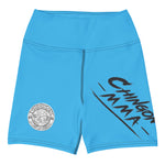 Chingon Classic MMA Ladies Yoga Shorts- Teal