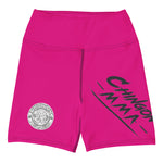 Chingon Classic MMA Ladies Yoga Shorts- Pink