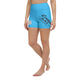 Chingon Classic MMA Ladies Yoga Shorts- Teal