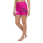 Chingon Classic MMA Ladies Yoga Shorts- Pink