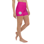 Chingon Classic MMA Ladies Yoga Shorts- Pink