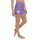 Chingon Classic MMA Ladies Yoga Shorts- Purple