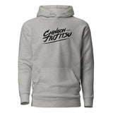 Chingon Classic Black Script Sudadera con capucha para hombre