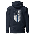 Back the Blue Men Hoodie