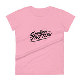 Camisa Chingon Classic Black Script para mujer