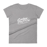 Chingon Classic White Script Ladies Shirt