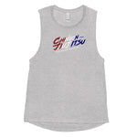 Patriotic Ladies Muscle Tank