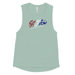 Patriotic Ladies Muscle Tank