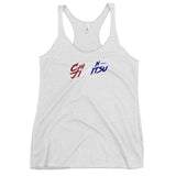 Patriotic Ladies Racerback Tank