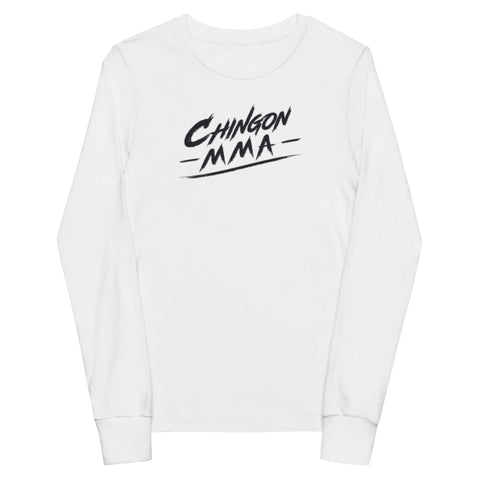 Chingon Classic MMA Black Script Youth Long Sleeve Shirt